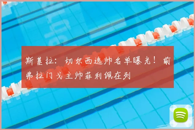 斯基拉:切尔西选帅名单曝光!前弗拉门戈主帅菲利佩在列